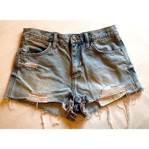❁∙Topshop Moto Rosa Jean Shorts∙❁