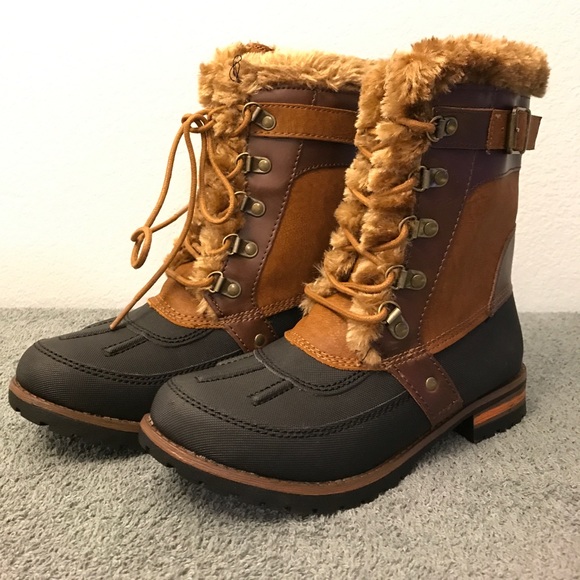 Rock&Candy Danlea Round Toe Synthetic Winter Boots - Picture 2 of 7