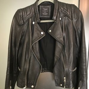 Black Real Leather Jacket