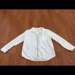 White LEVIS unisex Large button up shirt