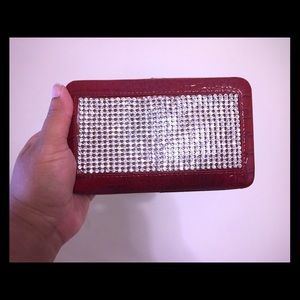 Red Bling Wallet