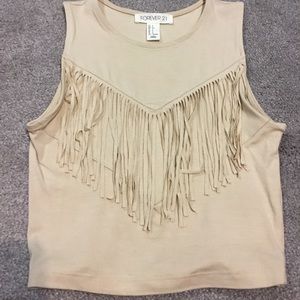 Forever 21 Fringe Tank