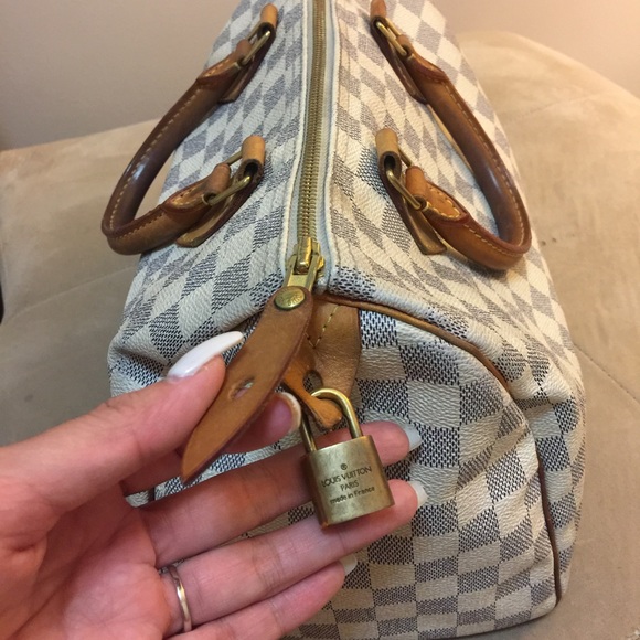 Louis Vuitton Damier Azur Speedy 30 AUTHENTIC - Picture 4 of 7