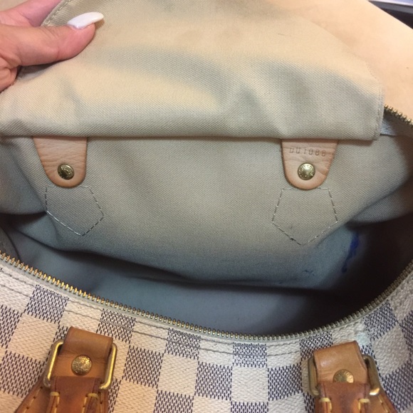 Louis Vuitton Damier Azur Speedy 30 AUTHENTIC - Picture 6 of 7