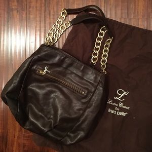 Lauren Conrad Linea Pelle Leather Tote