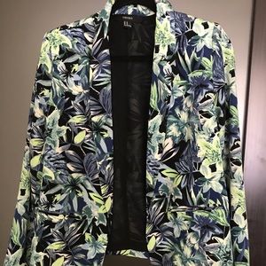 Hawaiian Print Blazer