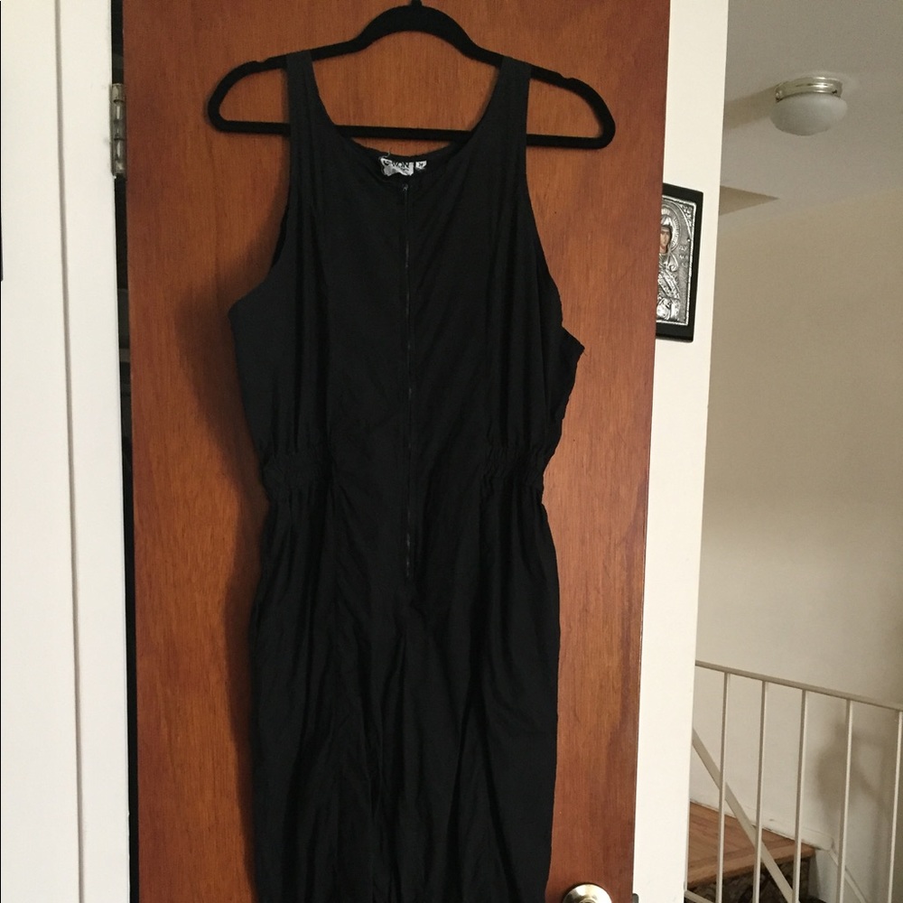 Vintage cotton jumpsuit black