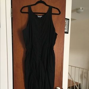 Vintage cotton jumpsuit black