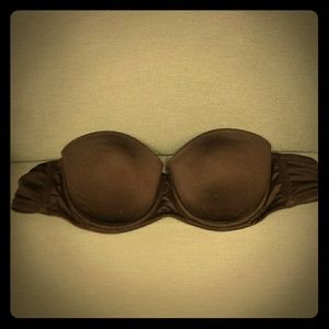 Victoria's secret black strapless bra, 34C