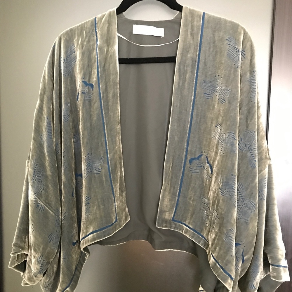 Velvet Kimono Jacket