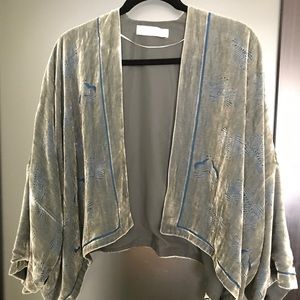 Velvet Kimono Jacket