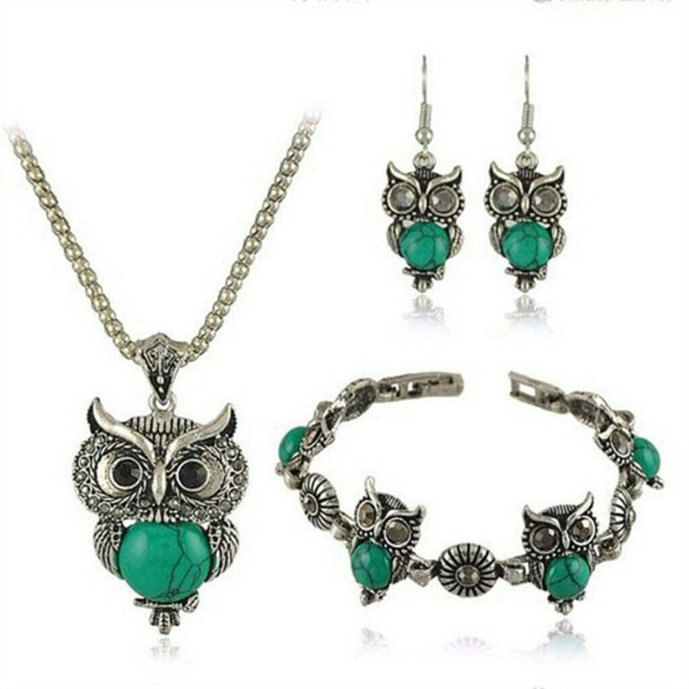 New Owl Jewelry Set