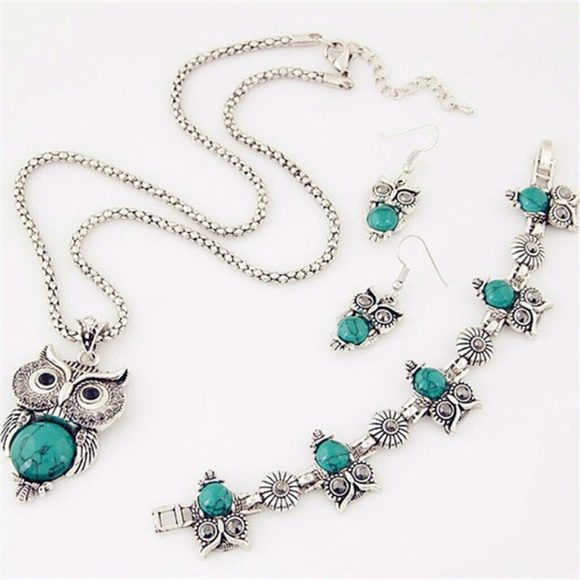 New Owl Jewelry Set - Picture 2 of 4