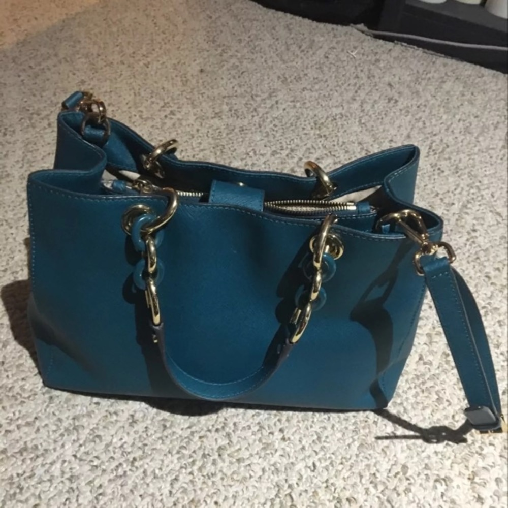 Michael Kors Teal Crossbody Purse
