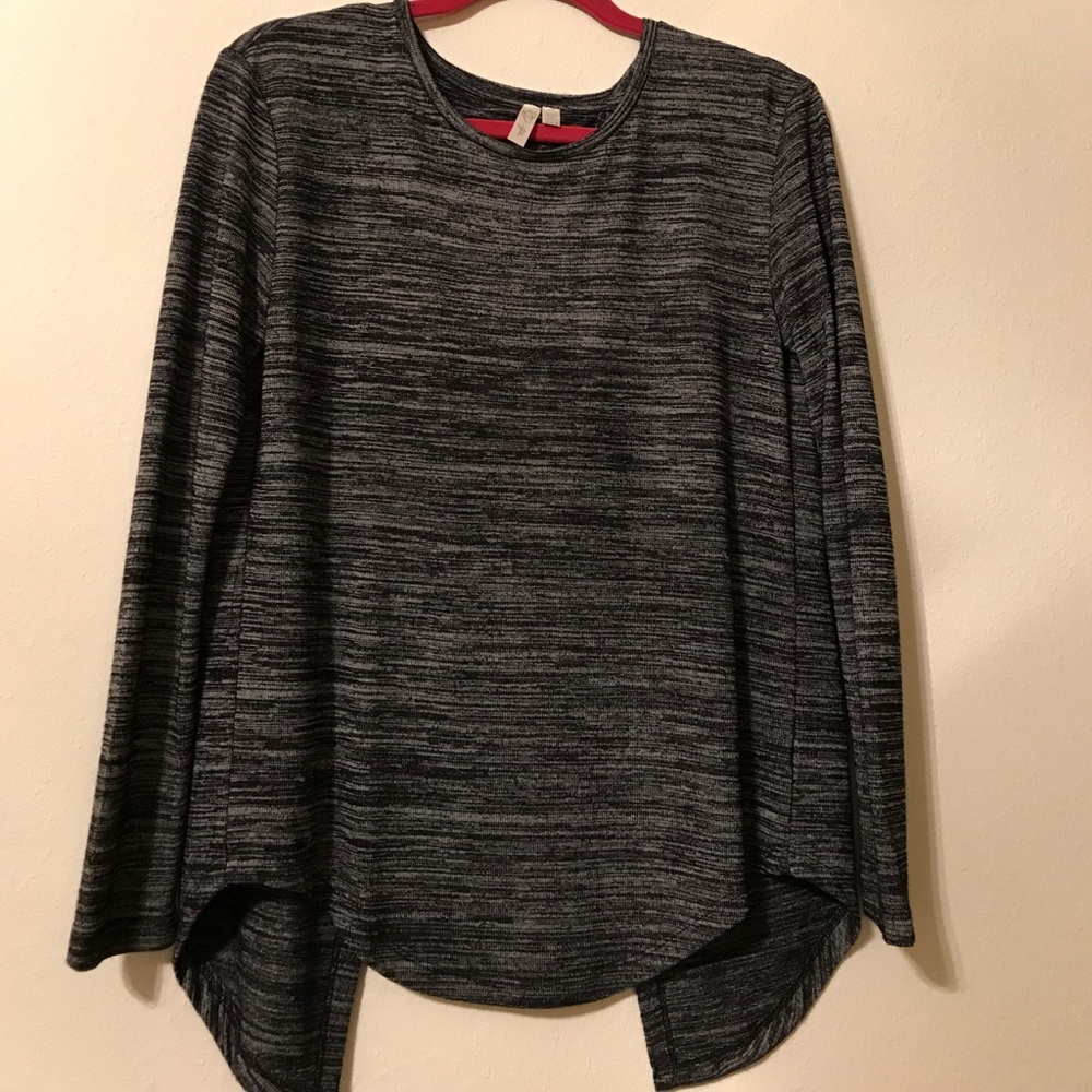 Open back long sleeve top