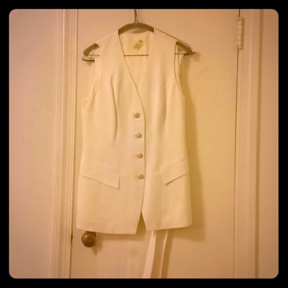 Ivory pant suit