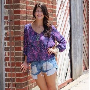 Buddylove Barney Carnival Patterned Top