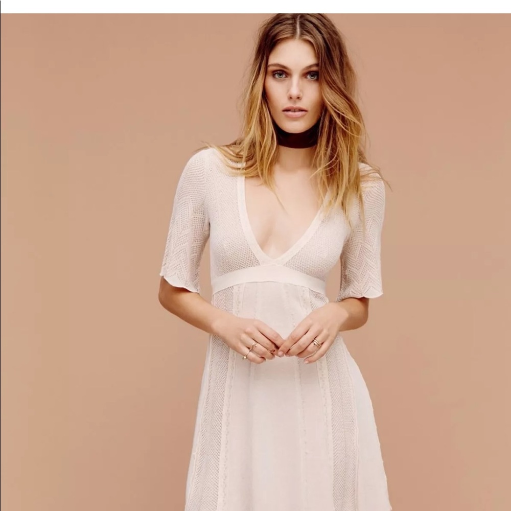 Free People Find Your Love Sweater Dress sz Large