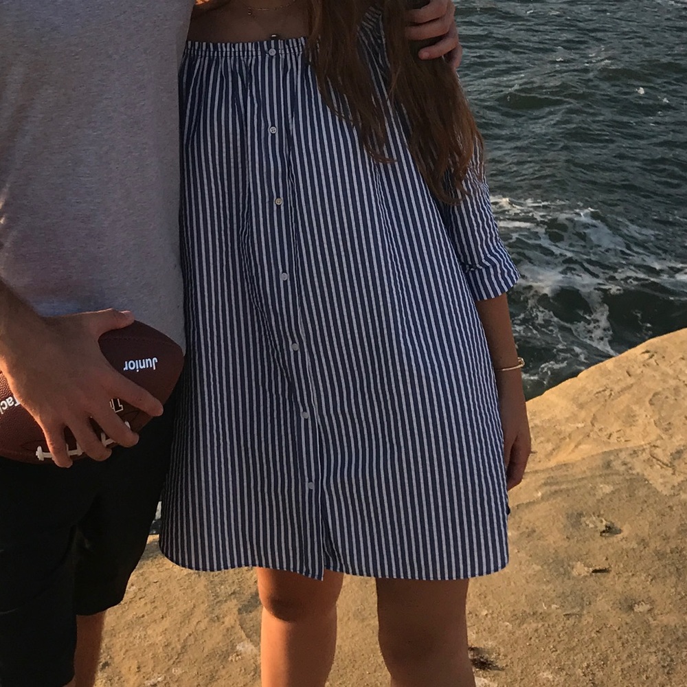 ZARA DRESS OFF THE SHOULDER