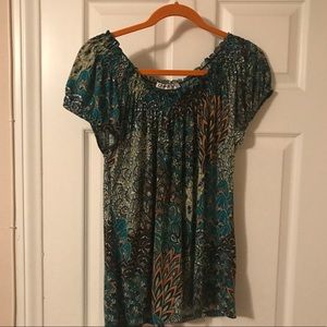 Beautiful multicolored blouse size extra-large