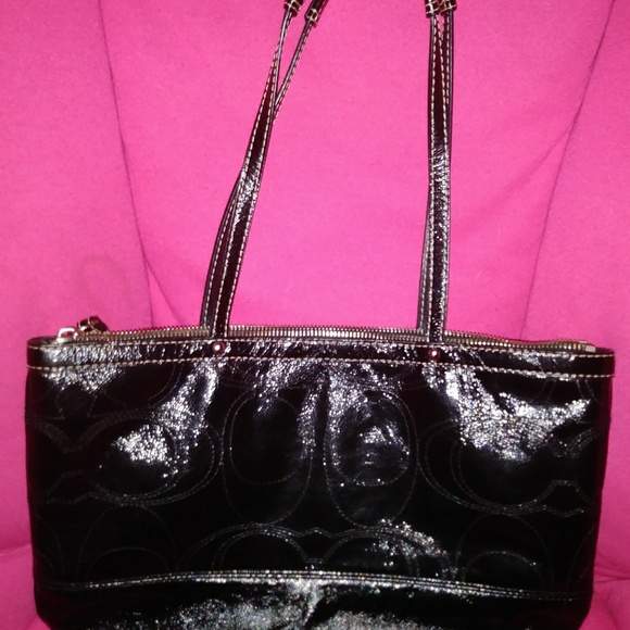 Authentic Coach Signature purse/tote - Picture 3 of 4