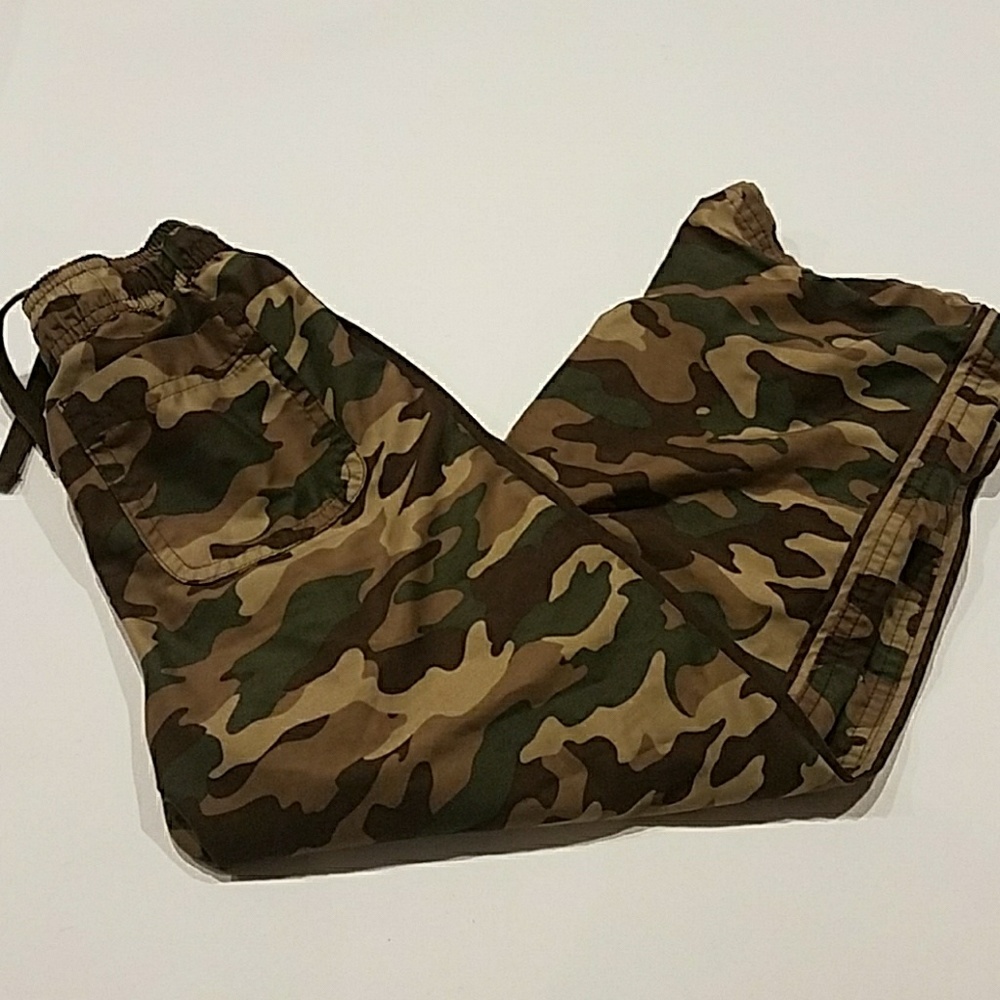 Boys camo athletic pants 5 6