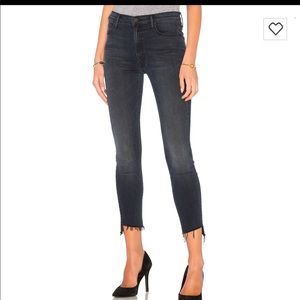 Mother step fray jeans