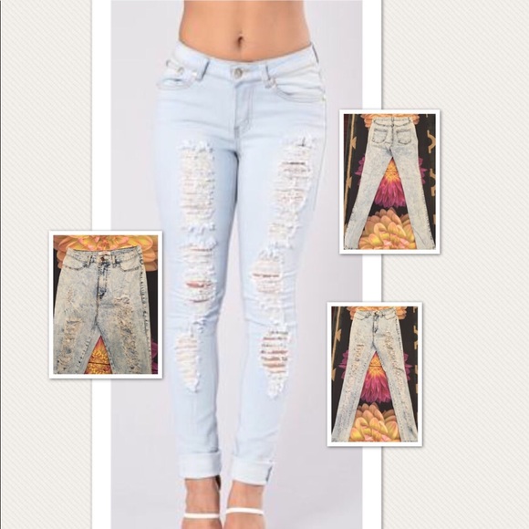 Vibrant Miu Distressed jeans sz 11 - Picture 1 of 7