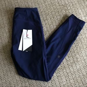 Lululemon navy sprinter leggings