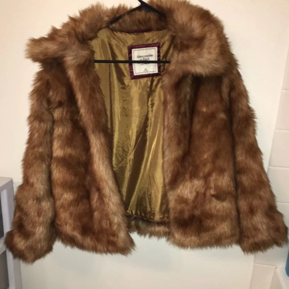 Brown Fur Coat (fake fur)