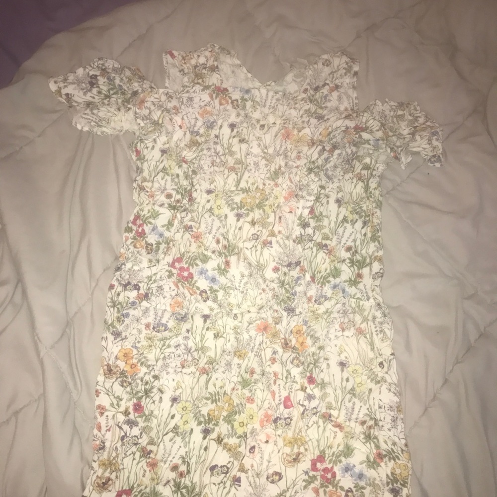 H&M off the shoulder floral dress