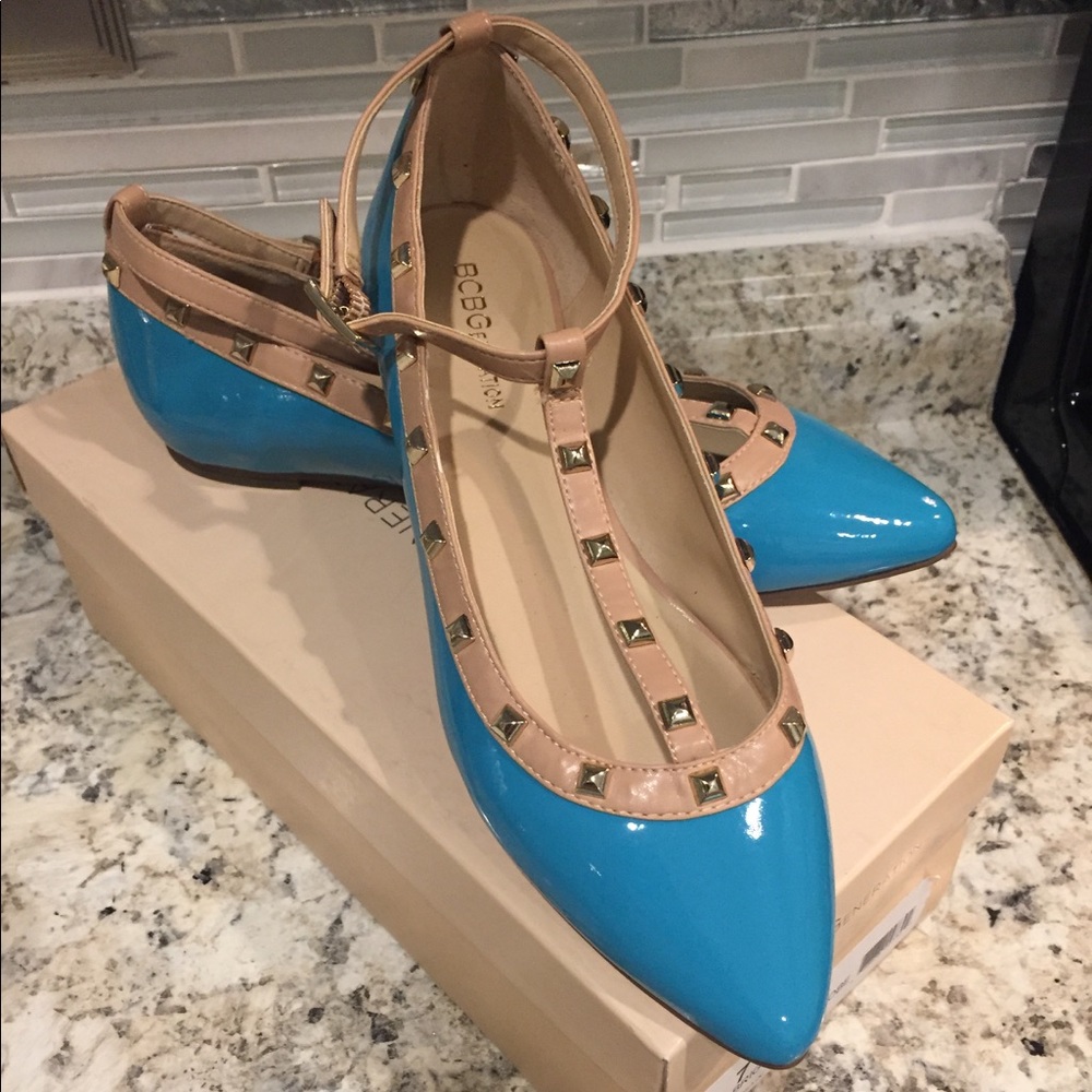 BCBGeneration Teal Flats! BRAND NEW