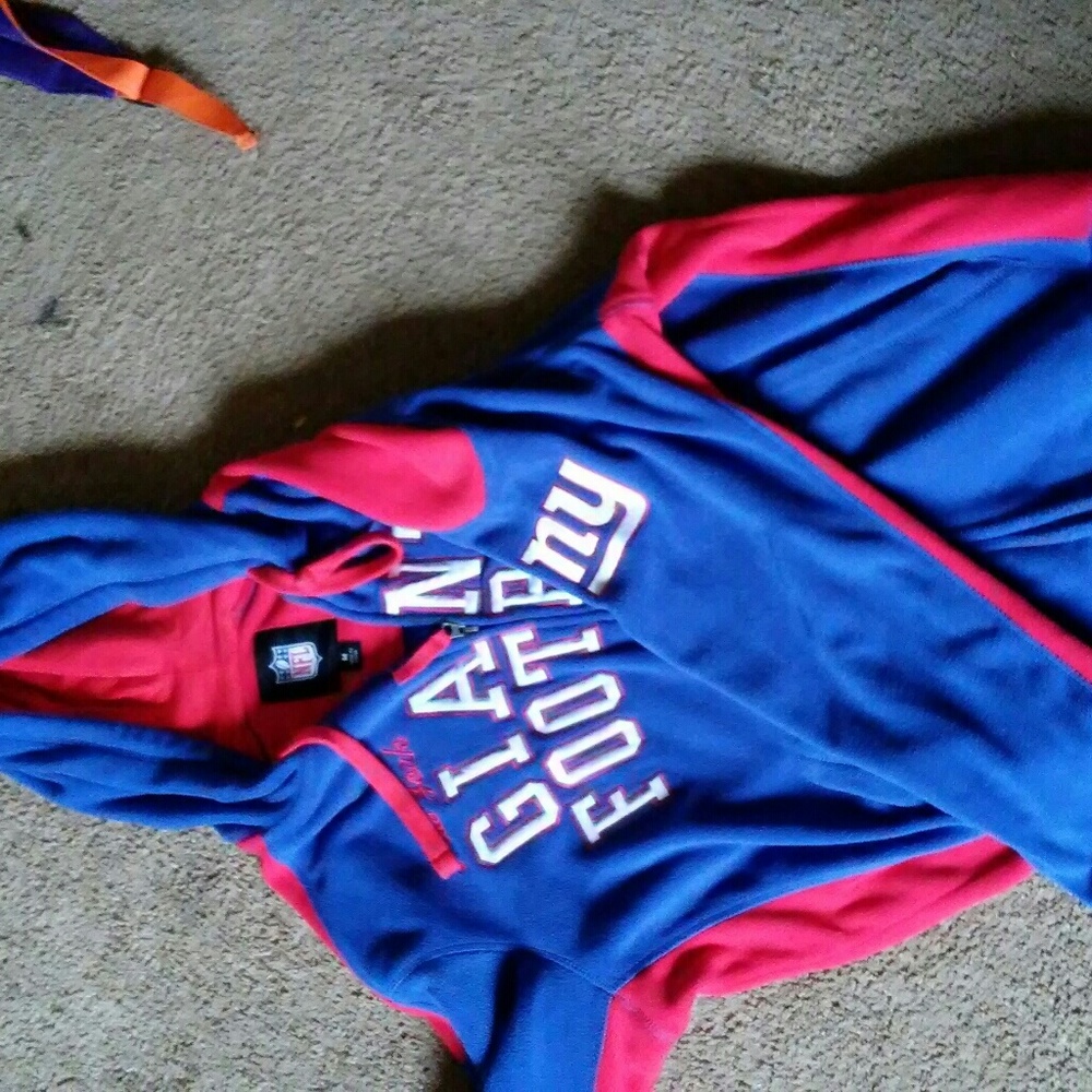 Fleece official NFL giants zip up