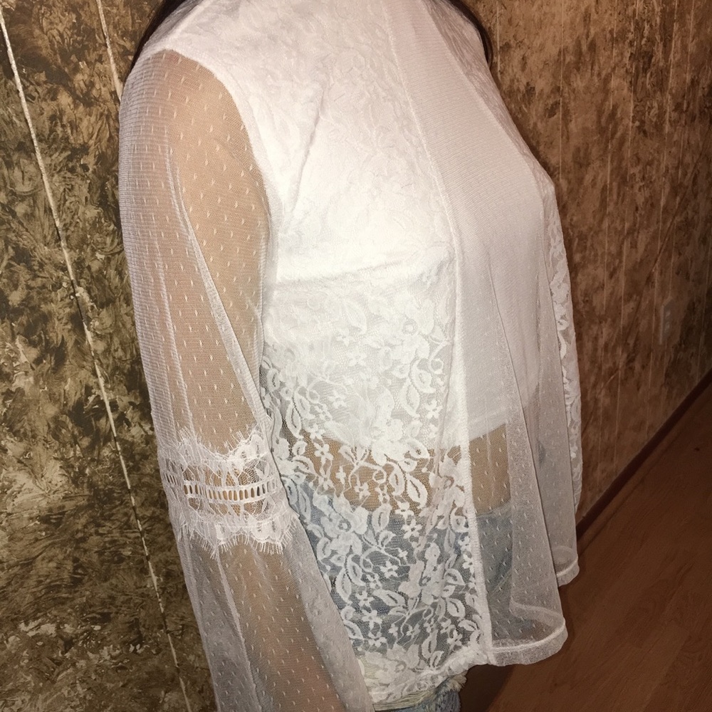 Ivory Victorian Lace Top