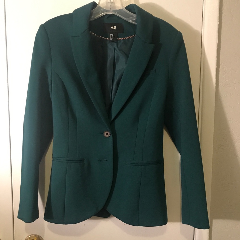 Green blazer