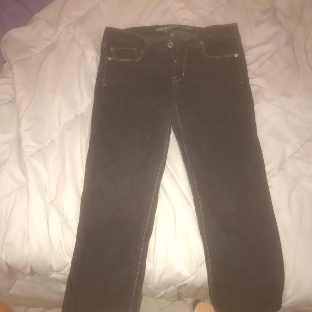 Dark skinny super stretch jeans