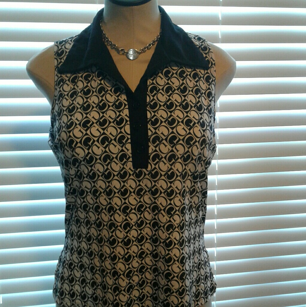 Women's Fashion Art Black and White Blouse