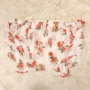 Forever 21 Cold Shoulder Top -- Size M