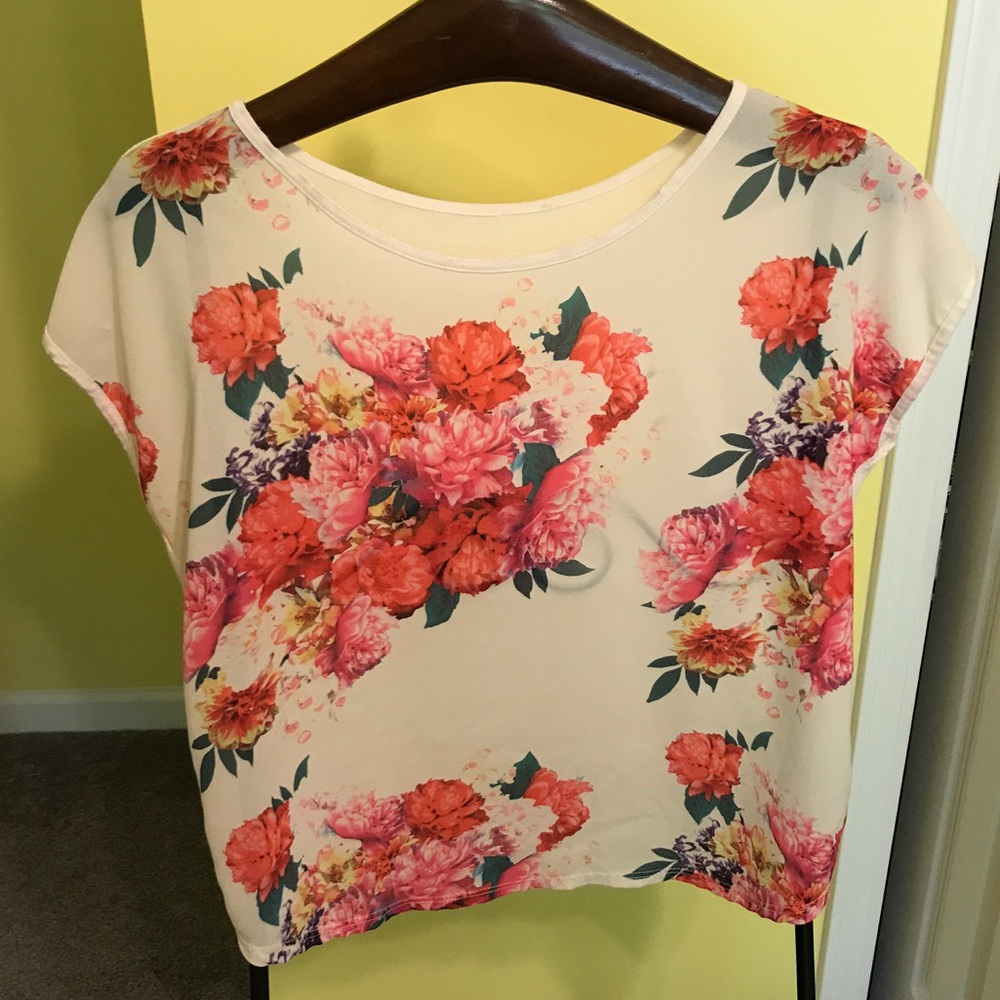 Floral Forever 21 top
