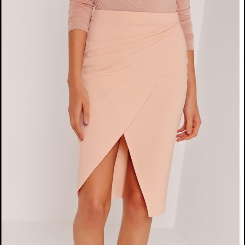 Missguided Rushed Midi Skirt NWT!