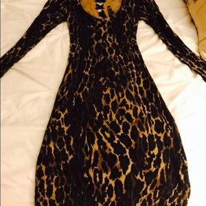 Leopard sexy dress