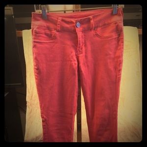 Coral jeggings