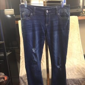 Denim flex destructed