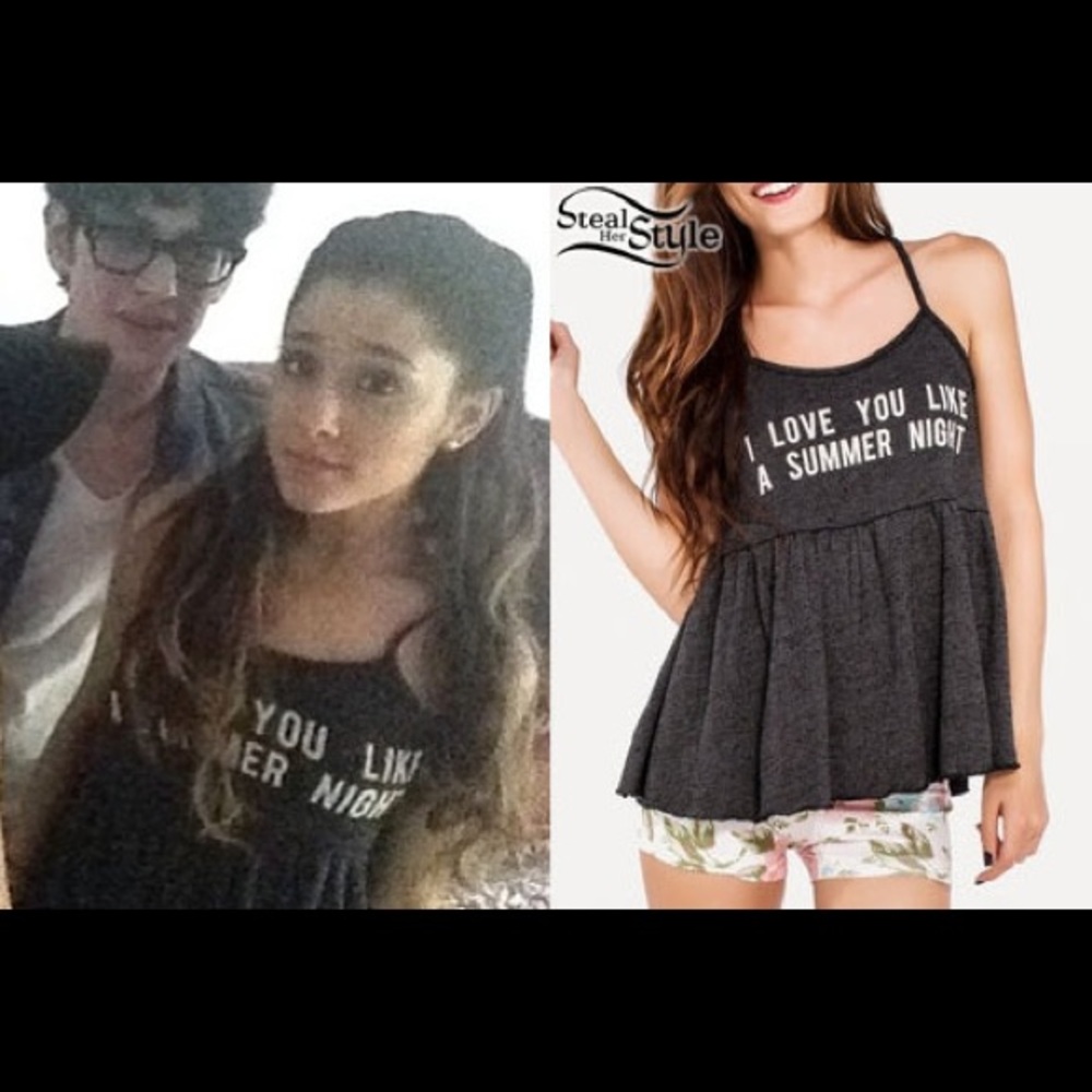 Wildfox 'I love you like a summer night' tank