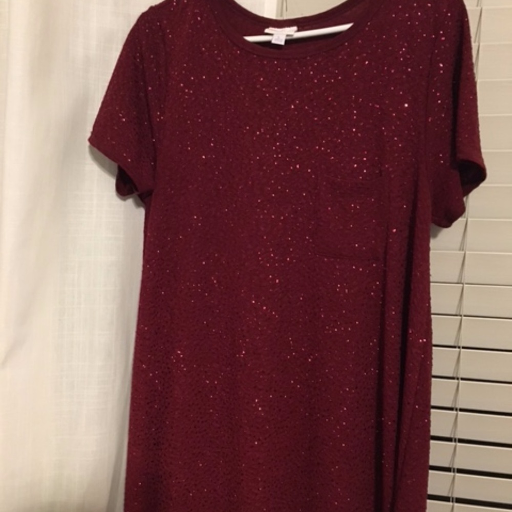 LuLaRoe ELEGANT sparkly Carly (L)