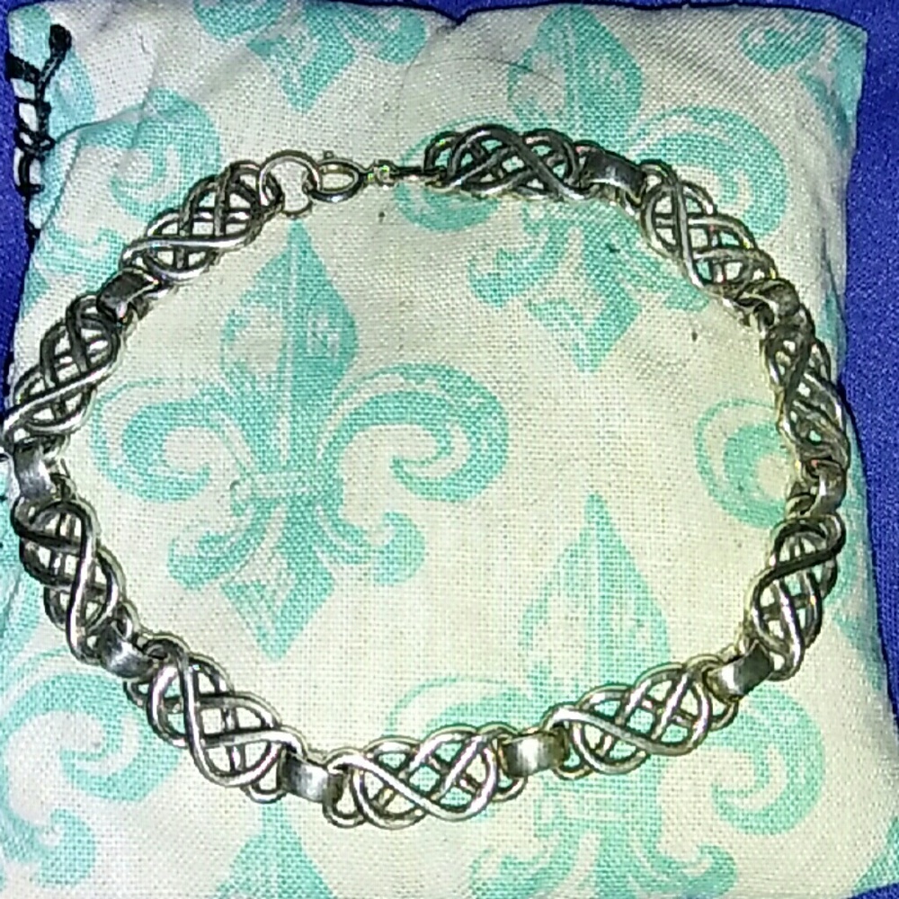 Antique Sterling Silver Celtic Knot bracelet
