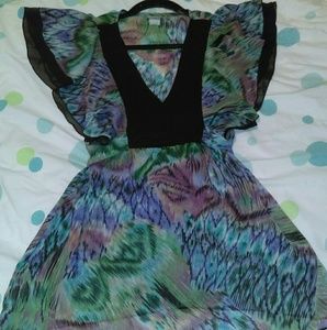 Daytrip sheer tie back blouse