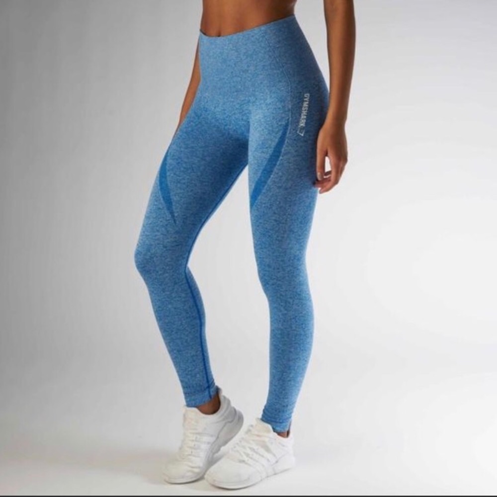 Gymshark High Waisted Seamless Legging Blueberry
