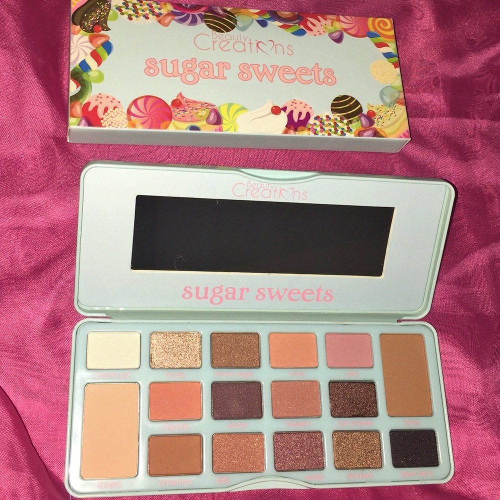"Beauty Creation brand" Sugar sweet eye shadow .