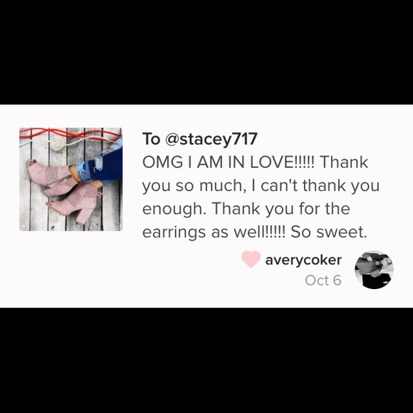 🎉LAST PAIR 5.5🎉Gorgeous Blush Peep Toe Booties. - Picture 6 of 8